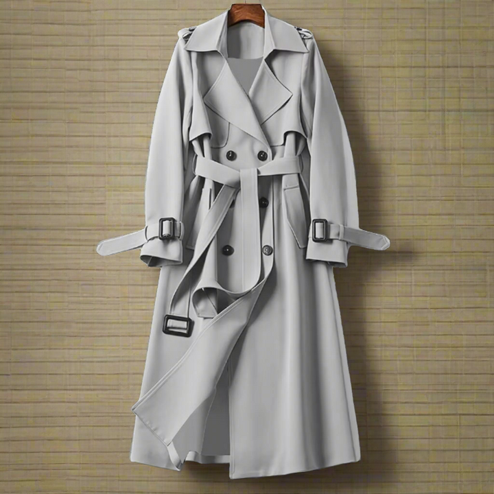 Evelyn | Stylish And Water-Repellent Trench Coat