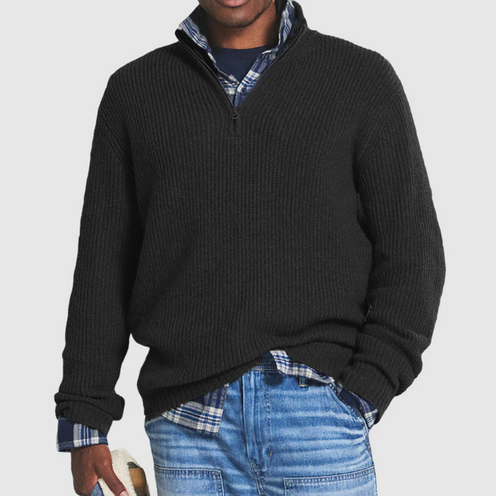 Oliver | Ribbed Cotton Pullover