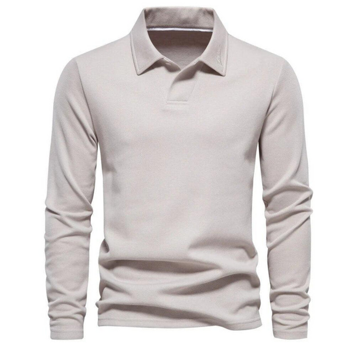 James | Casual Long Sleeved Polo Shirt