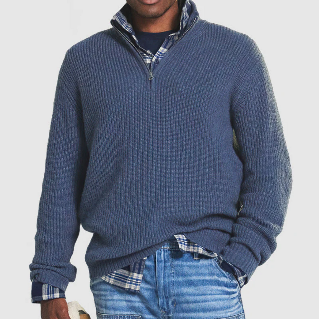 Oliver | Ribbed Cotton Pullover