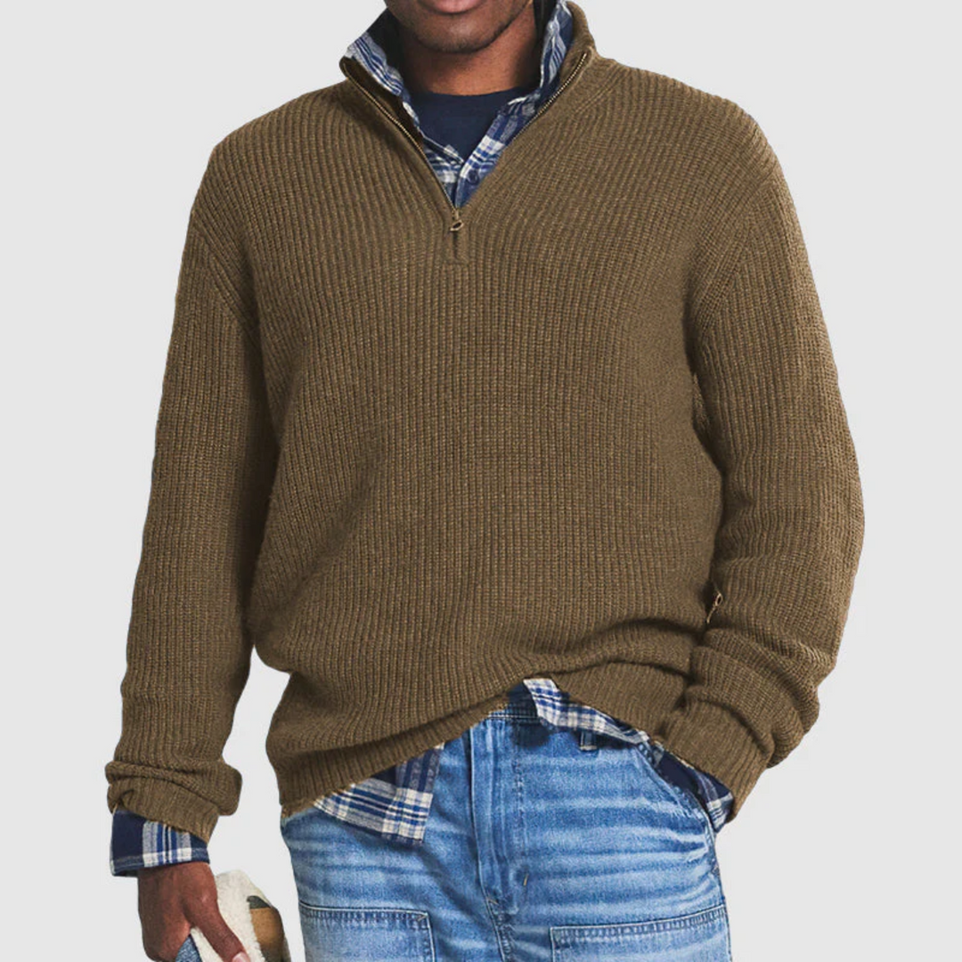 Oliver | Ribbed Cotton Pullover