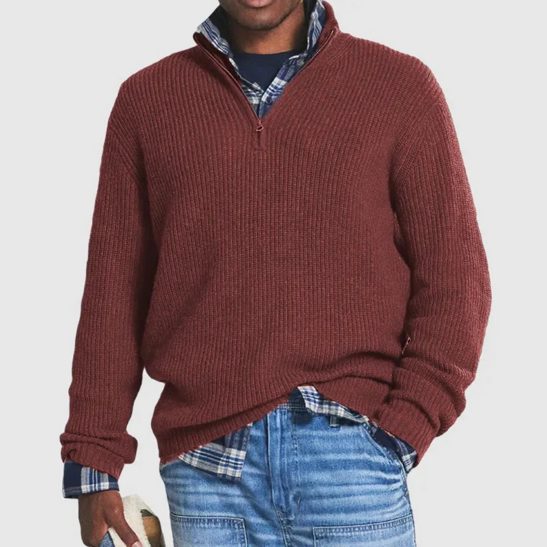 Oliver | Ribbed Cotton Pullover